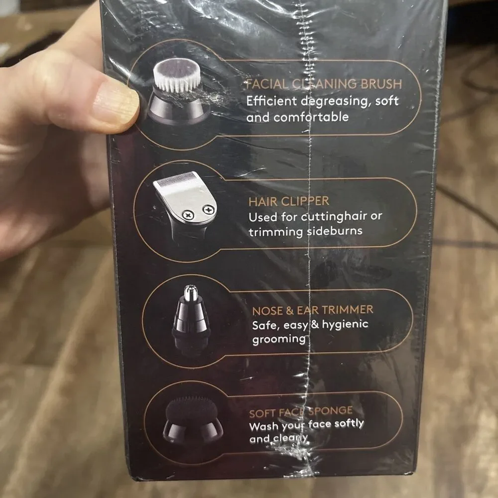 Strong Shaver 5-in-1 Grooming Kit By Sejoy Wet Dry Shaver